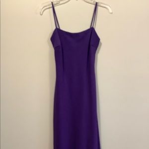 Womens Purple Long Dress. Size 3-4.